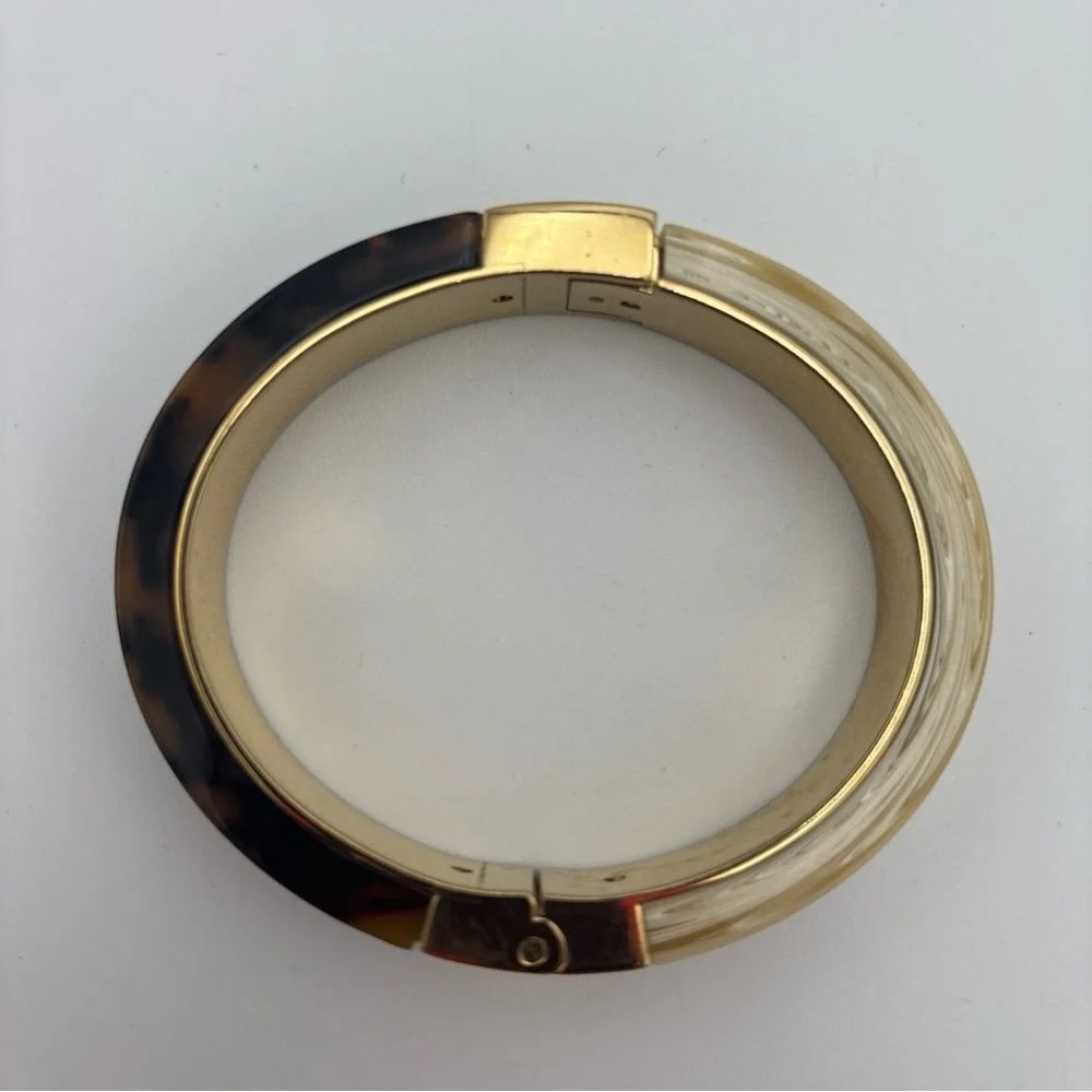 Michael Kors Gold and‎ Brown Bangle Bracelet